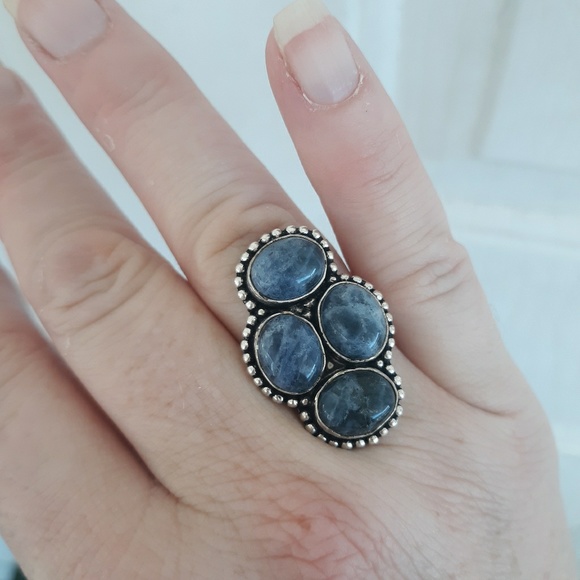 New Sodalite 925 Silver Ring. - Picture 6 of 6